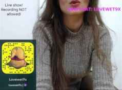 Anal Live show Snapchat: LoveWet9x...